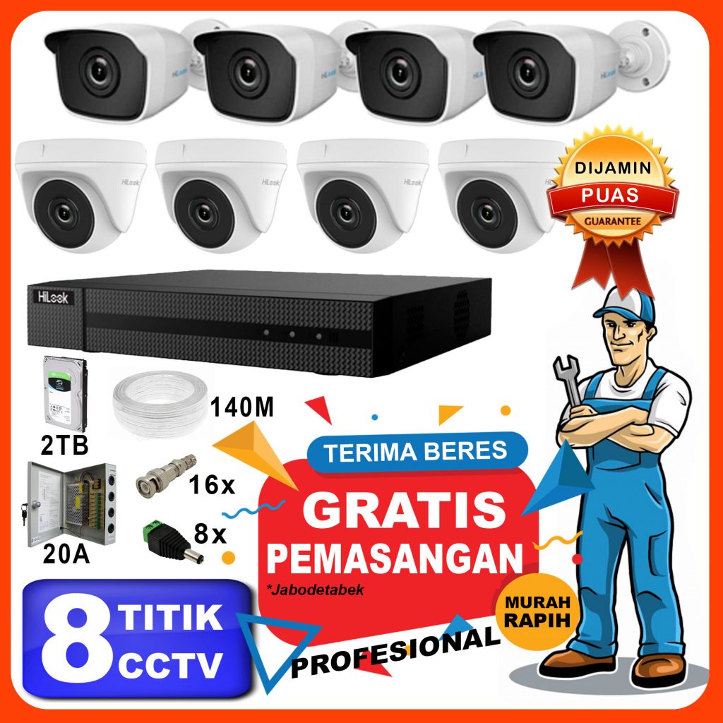 paket cctv 8 kamera