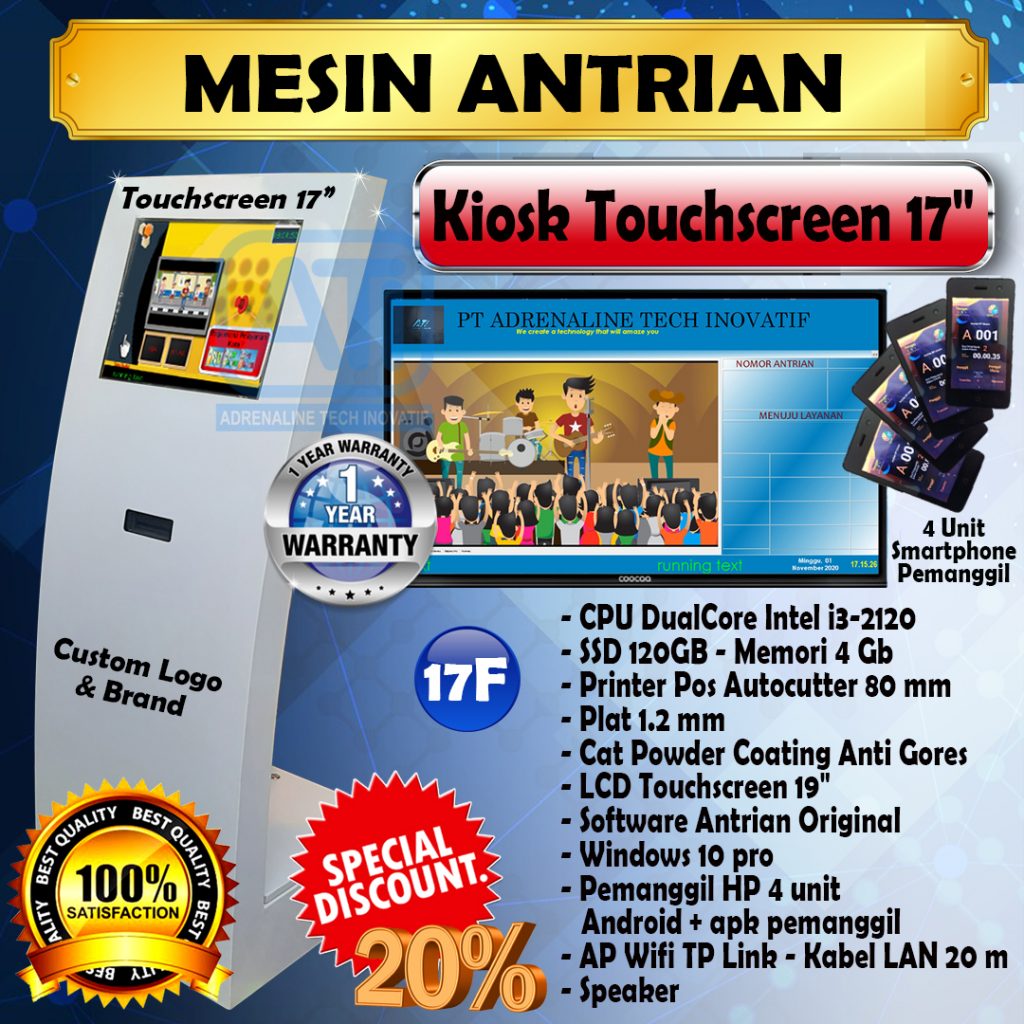 Mesin Antrian Kantor Pajak