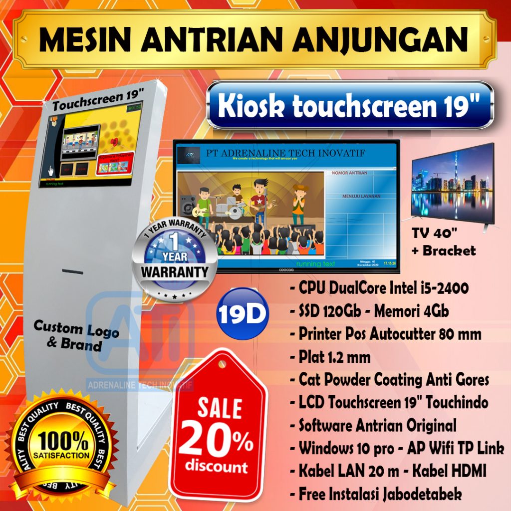 Harga Mesin Antrian Loket